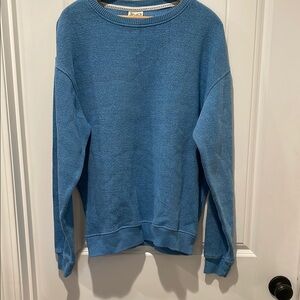Classic Blue Crewneck Sweater for Men